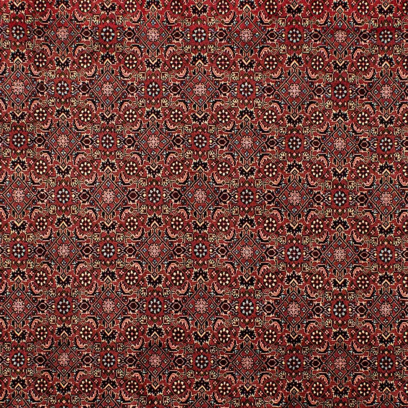Alfombra persa - Bidjar - 298 x 198 cm - rojo oscuro