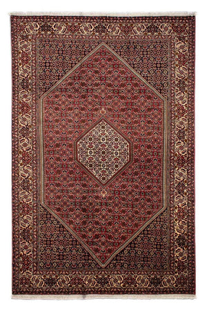 Alfombra persa - Bidjar - 302 x 198 cm - rojo claro