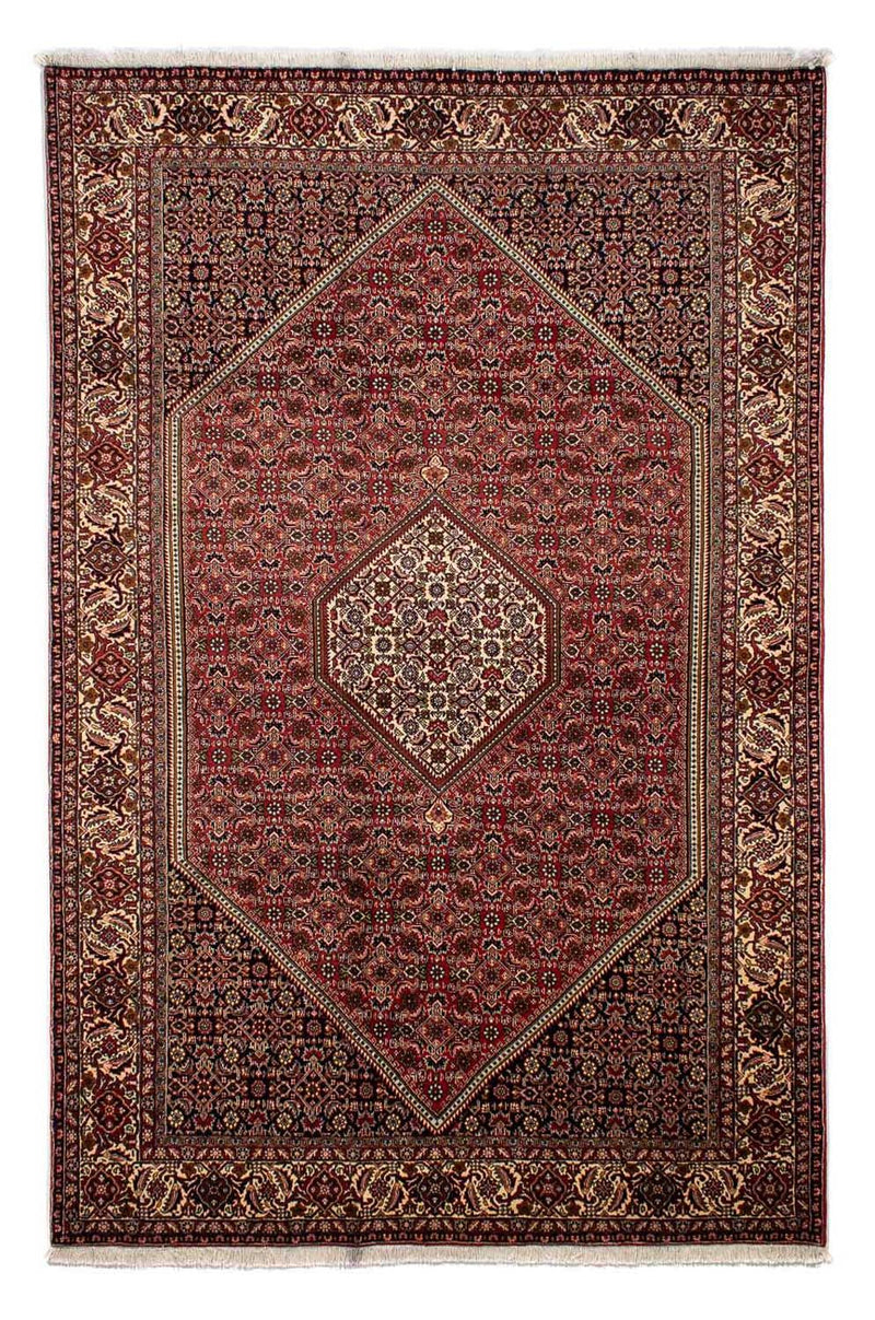 Alfombra persa - Bidjar - 302 x 198 cm - rojo claro