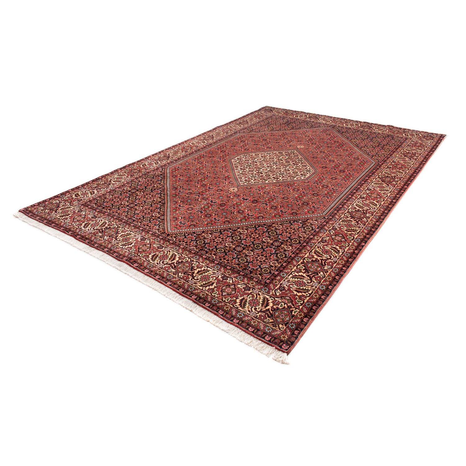 Alfombra persa - Bidjar - 308 x 200 cm - rojo claro