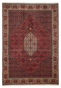 Alfombra persa - Bidjar - 282 x 204 cm - rojo oscuro