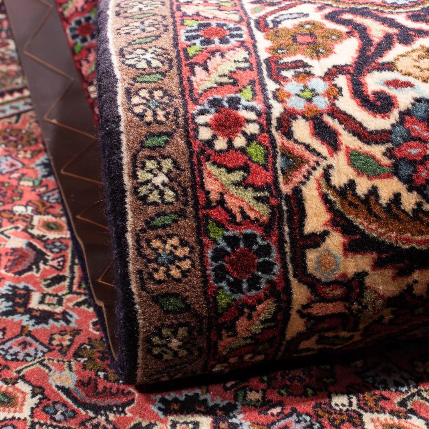 Alfombra persa - Bidjar - 290 x 203 cm - marrón