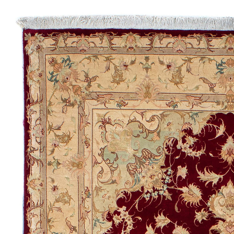 Alfombra Persa - Tabriz - Real - 200 x 153 cm - rojo oscuro