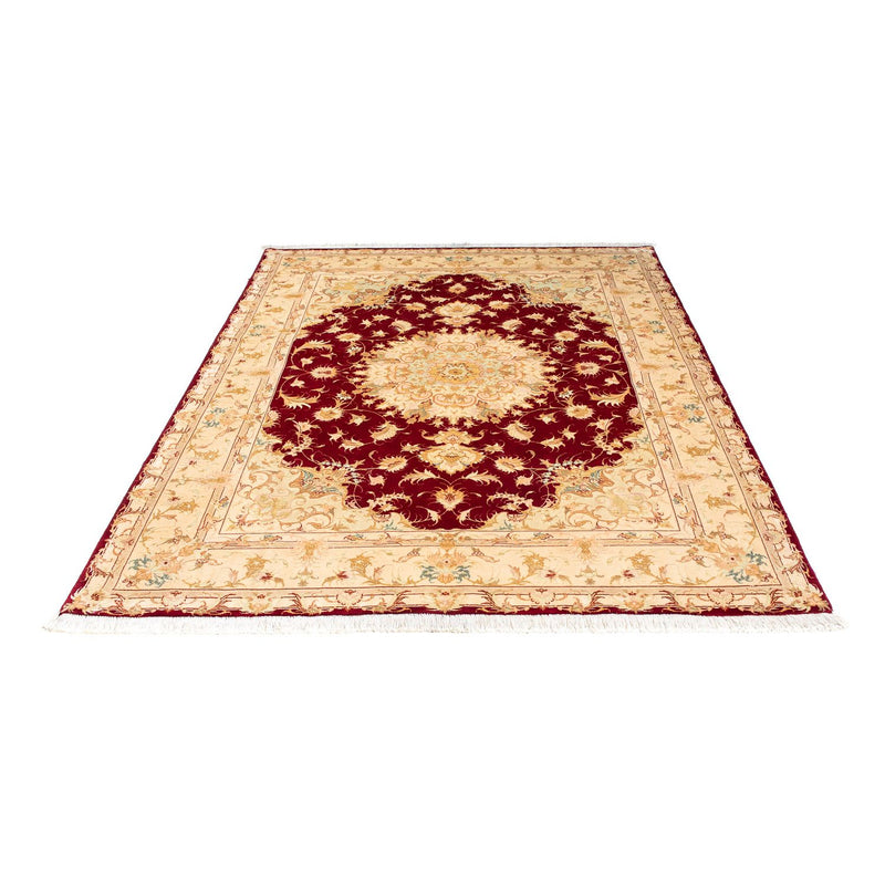 Alfombra Persa - Tabriz - Real - 200 x 153 cm - rojo oscuro