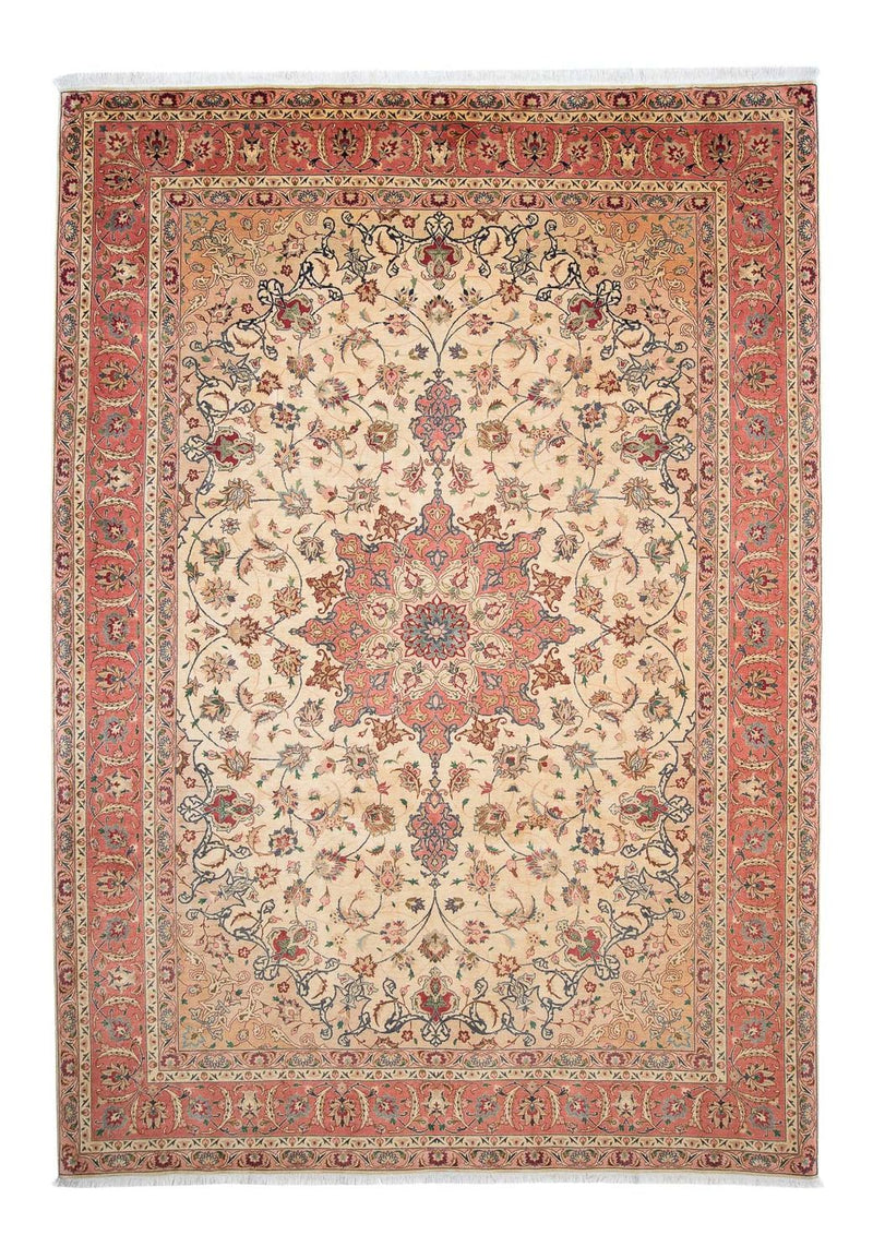 Alfombra Persa - Tabriz - Real - 297 x 202 cm - marrón claro