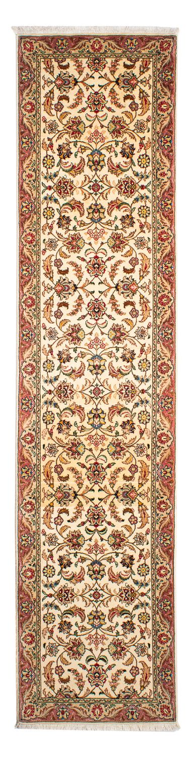 Alfombra de pasillo Alfombra Persa - Tabriz - Real - 299 x 68 cm - beige