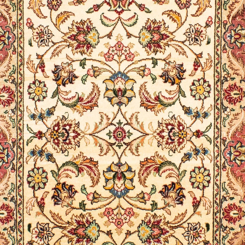 Alfombra de pasillo Alfombra Persa - Tabriz - Real - 299 x 68 cm - beige