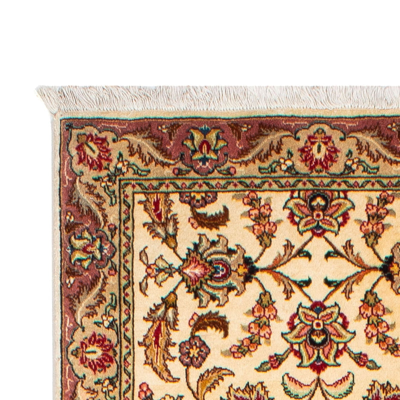 Alfombra de pasillo Alfombra Persa - Tabriz - Real - 299 x 68 cm - beige
