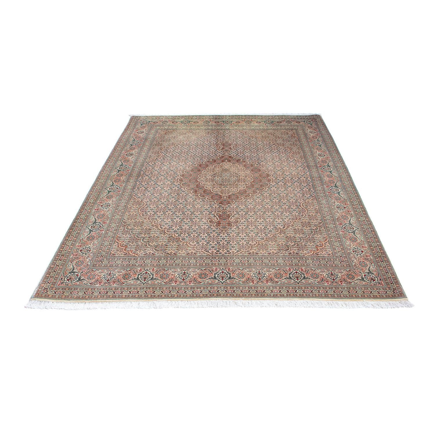 Alfombra persa - Tabriz - 195 x 149 cm - beige