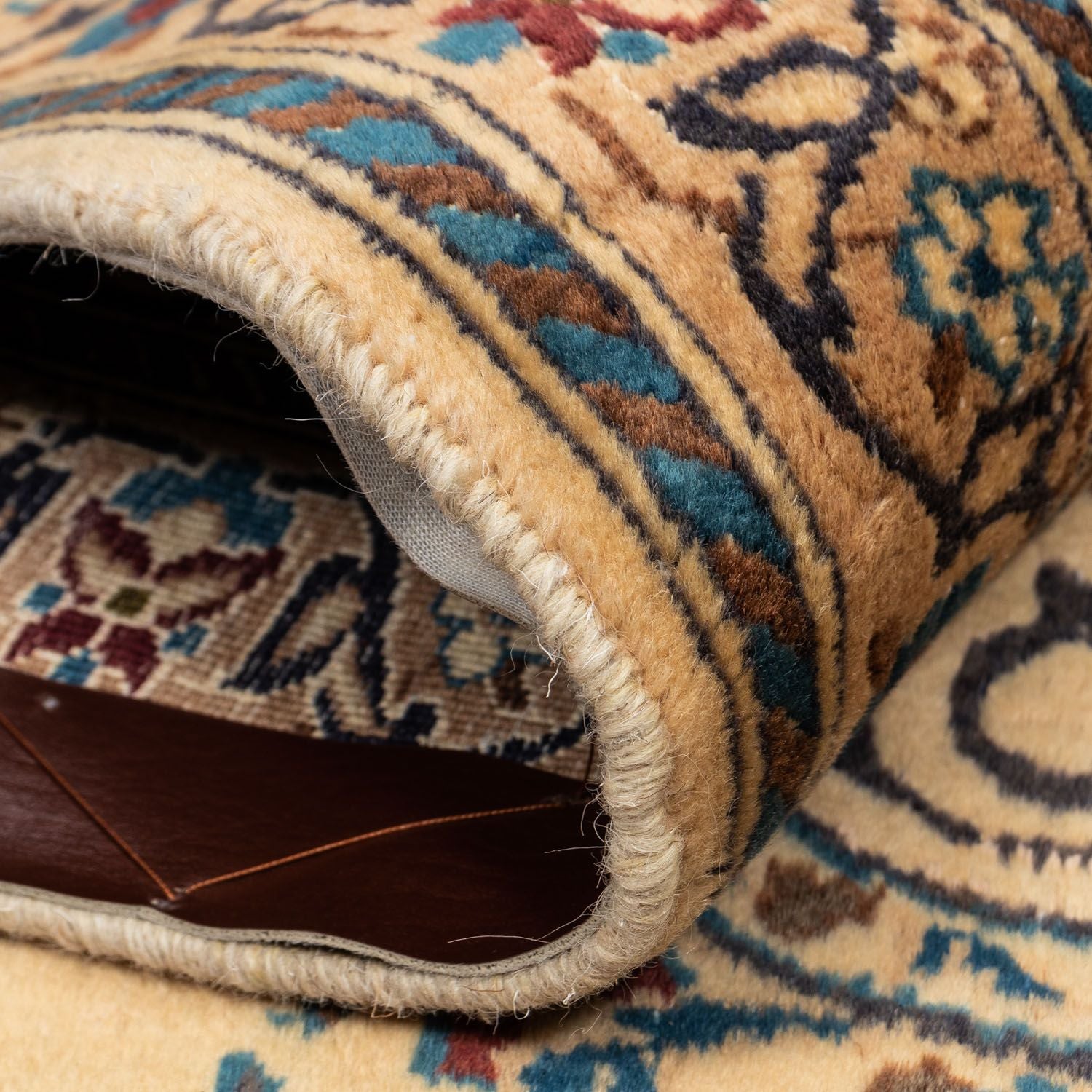 Alfombra Persa - Nain - Real - 340 x 240 cm - beige oscuro