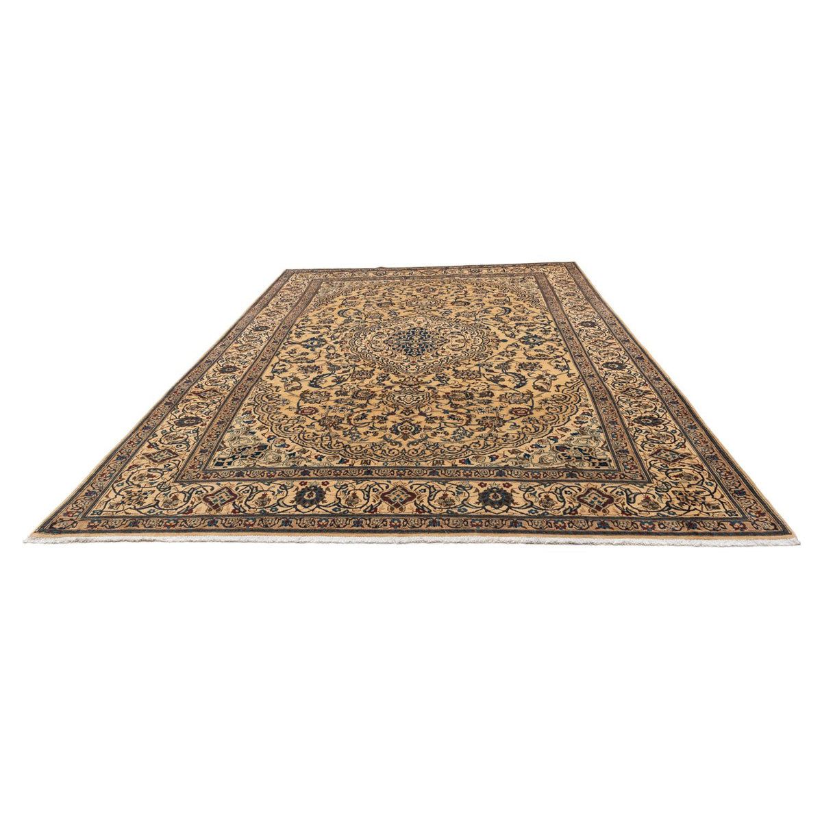 Alfombra Persa - Nain - Real - 340 x 240 cm - beige oscuro
