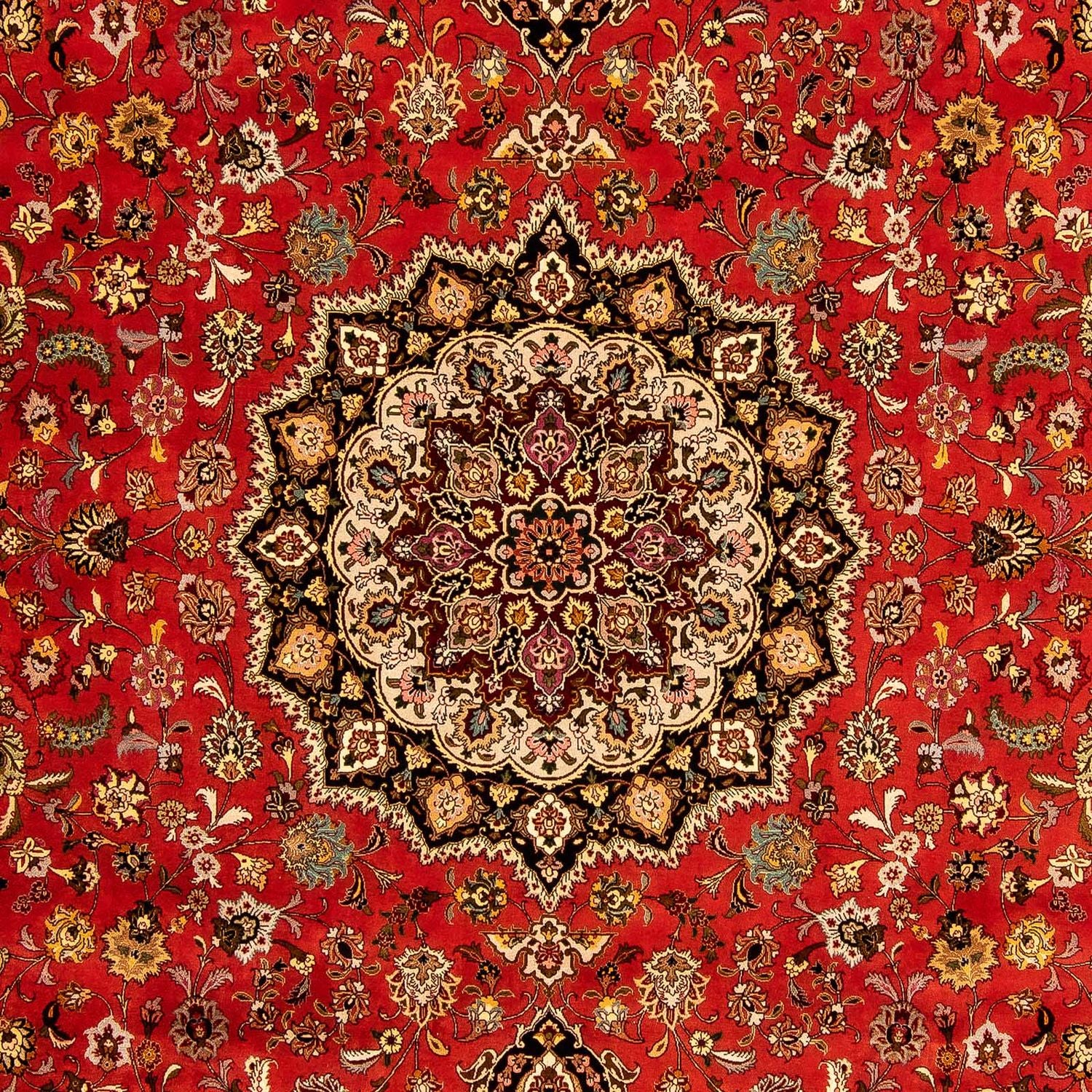 Alfombra Persa - Tabriz - Real - 359 x 254 cm - rojo