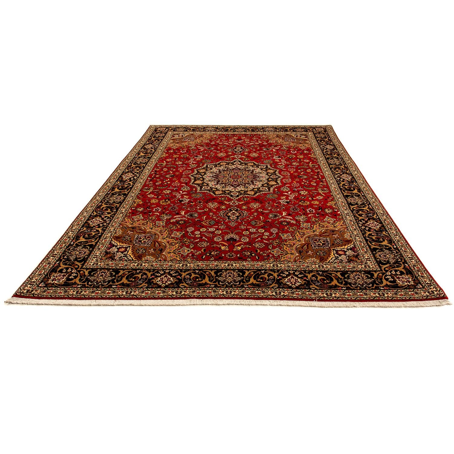 Alfombra Persa - Tabriz - Real - 359 x 254 cm - rojo