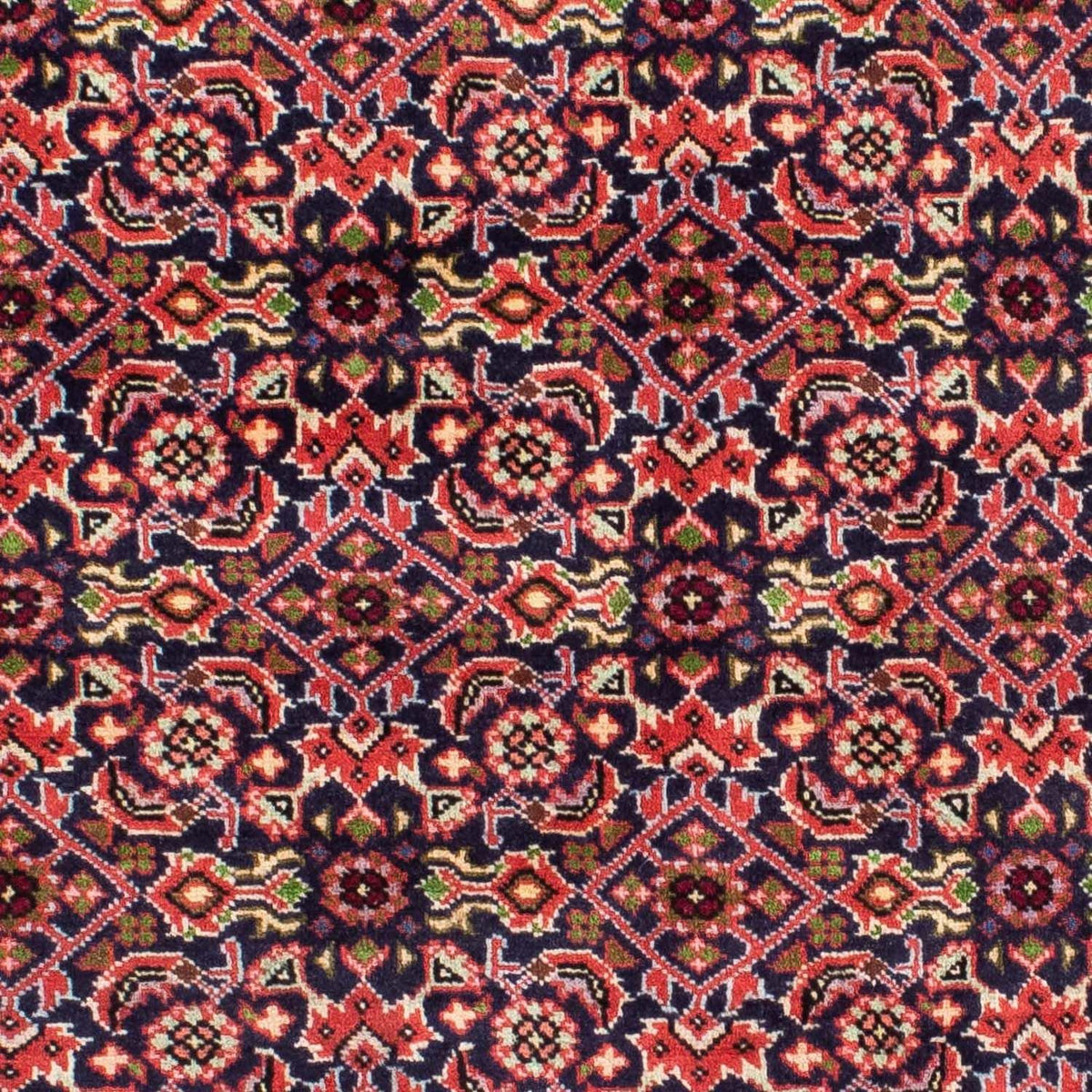 Alfombra persa - Bidjar - 200 x 128 cm - rojo