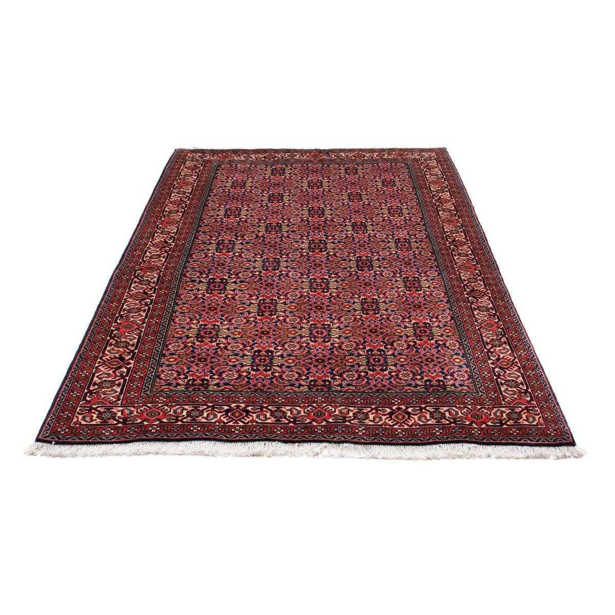 Alfombra persa - Bidjar - 200 x 128 cm - rojo