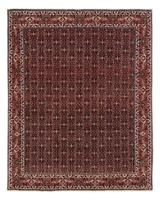 Alfombra persa - Bidjar - 248 x 205 cm - rojo oscuro