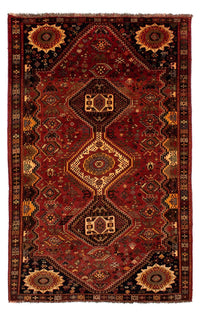 Alfombra persa - Nómada - 285 x 185 cm - rojo oscuro