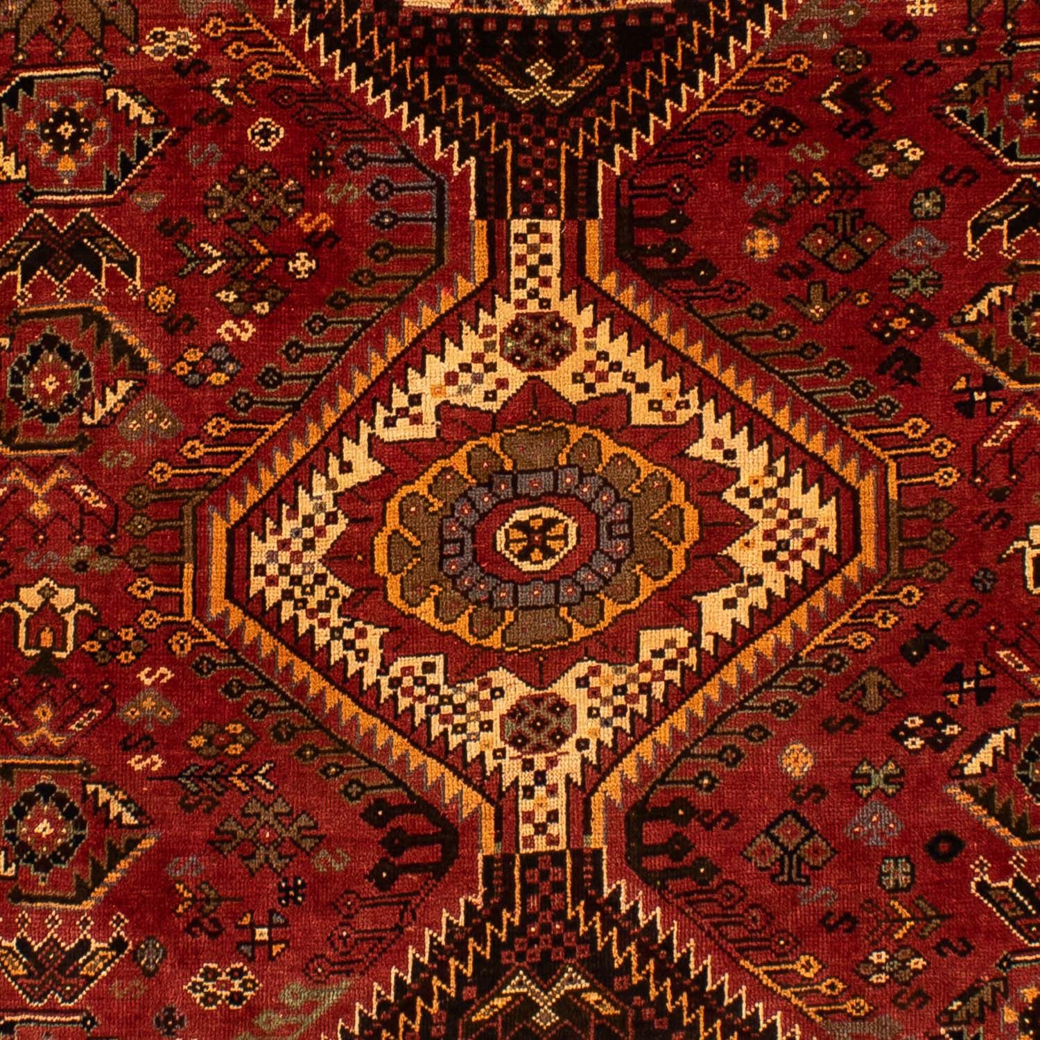 Alfombra persa - Nómada - 285 x 185 cm - rojo oscuro