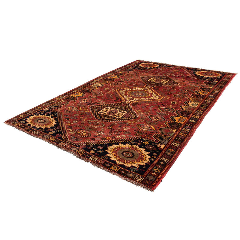 Alfombra persa - Nómada - 285 x 185 cm - rojo oscuro