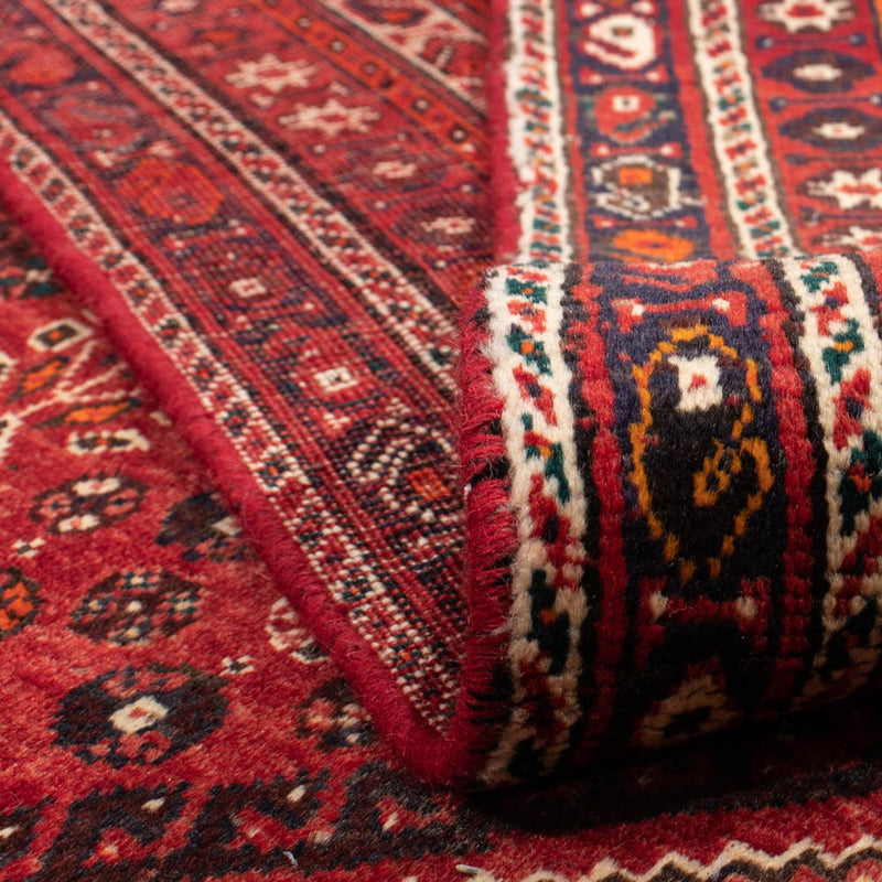 Alfombra persa - Nómada - 328 x 215 cm - rojo oscuro