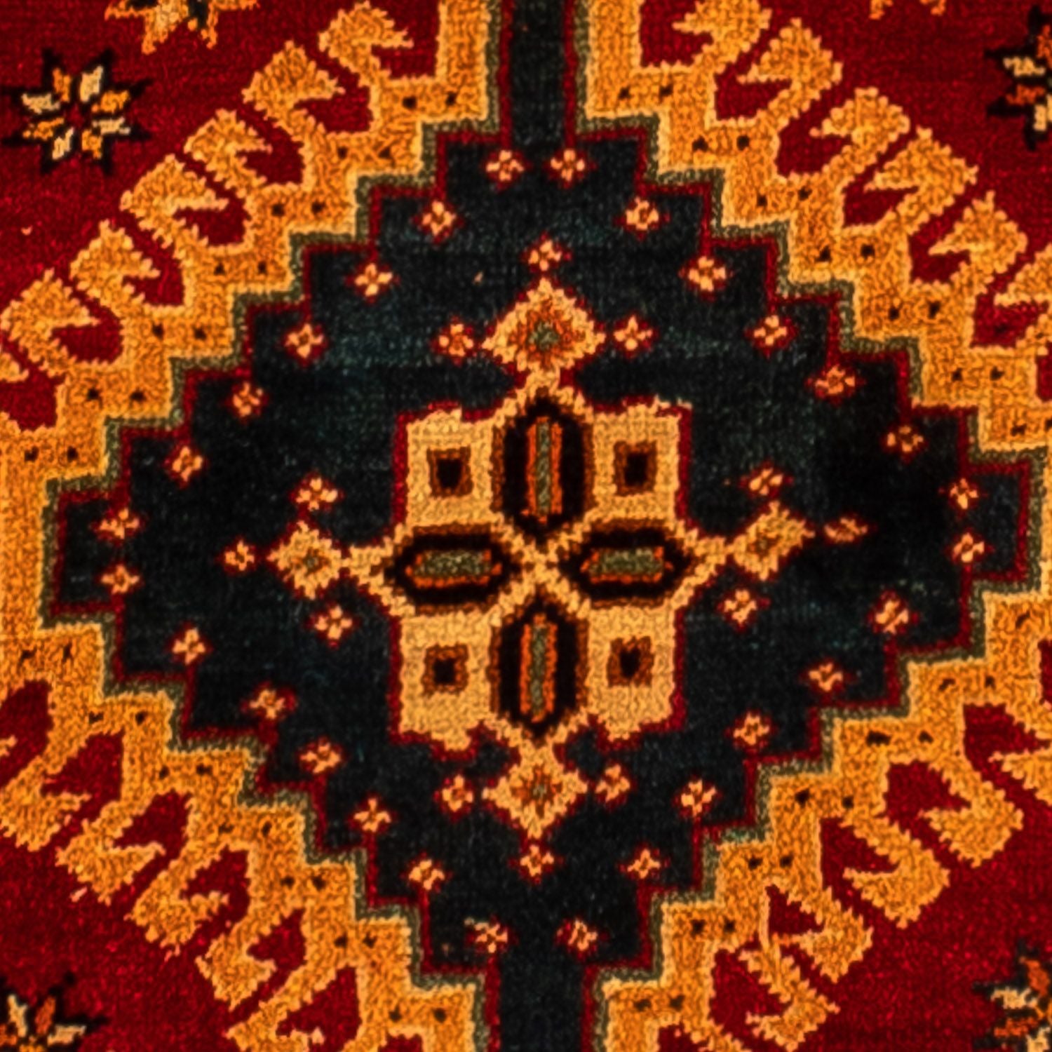 Alfombra persa - Nómada - 280 x 202 cm - rojo oscuro