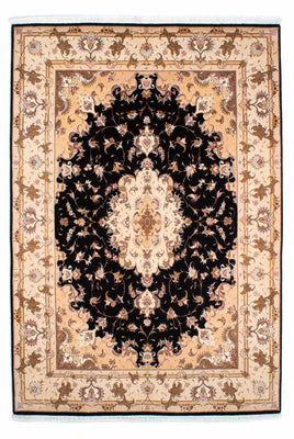Alfombra Persa - Tabriz - Real - 242 x 163 cm - azul oscuro