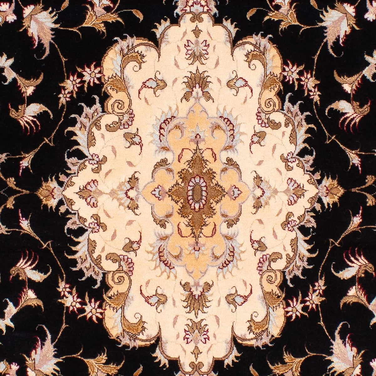 Alfombra Persa - Tabriz - Real - 242 x 163 cm - azul oscuro