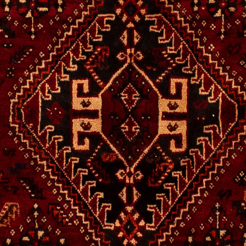 Alfombra persa - Nómada - 275 x 182 cm - rojo oscuro