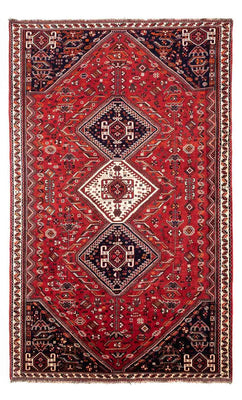 Alfombra persa - Nómada - 277 x 178 cm - rojo oscuro