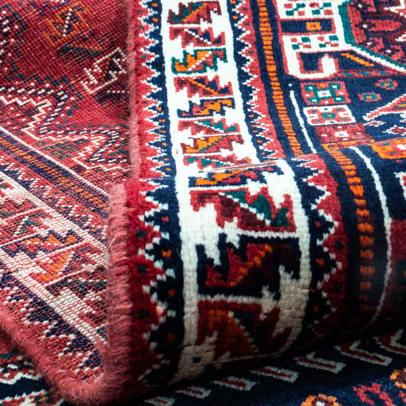 Alfombra persa - Nómada - 277 x 178 cm - rojo oscuro