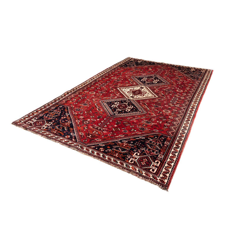 Alfombra persa - Nómada - 277 x 178 cm - rojo oscuro