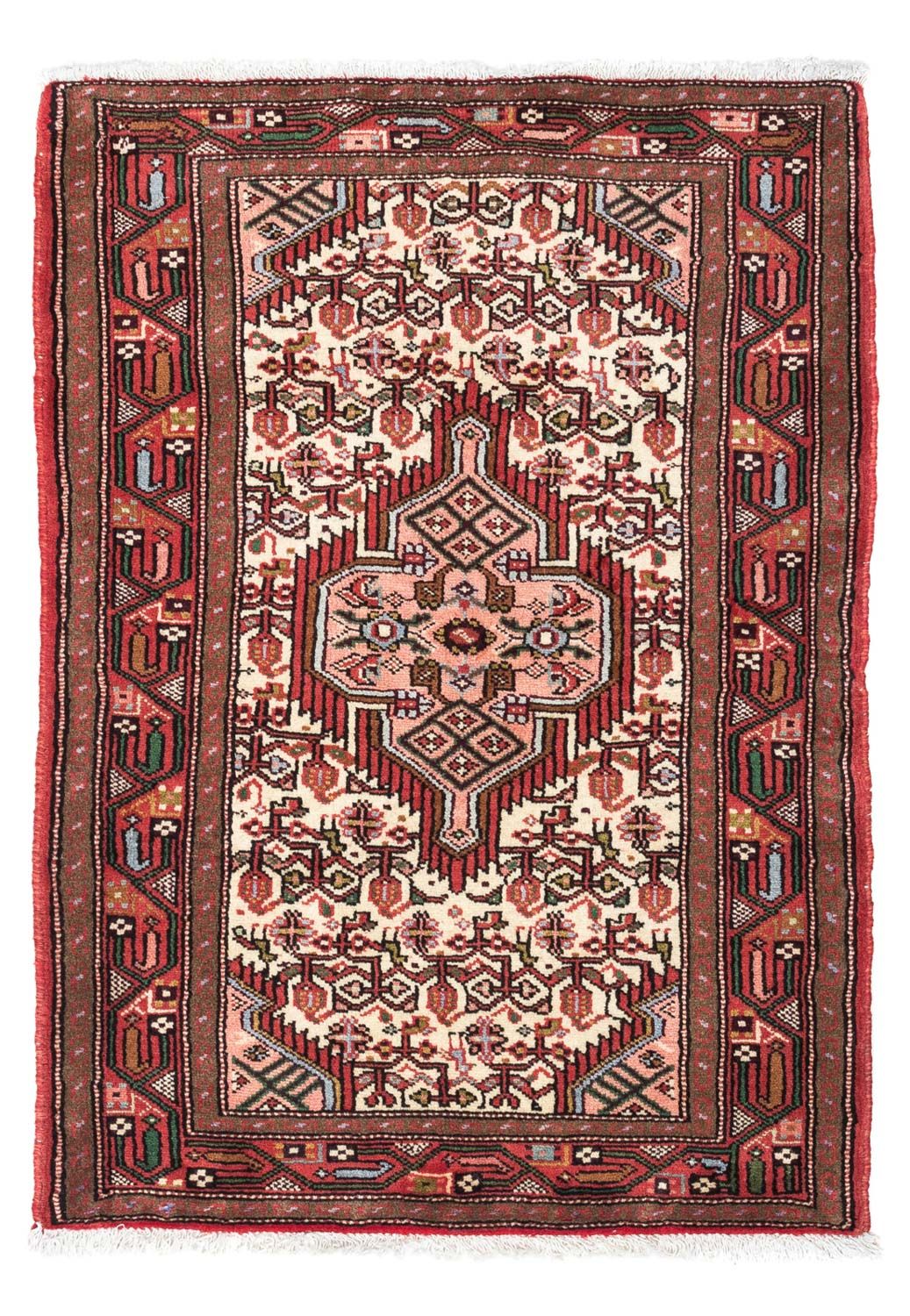 Alfombra persa - Nómada - 122 x 82 cm - rojo