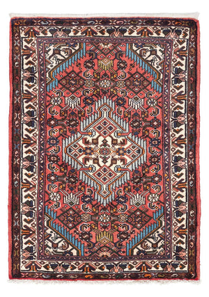 Alfombra persa - Nómada - 114 x 80 cm - rojo claro