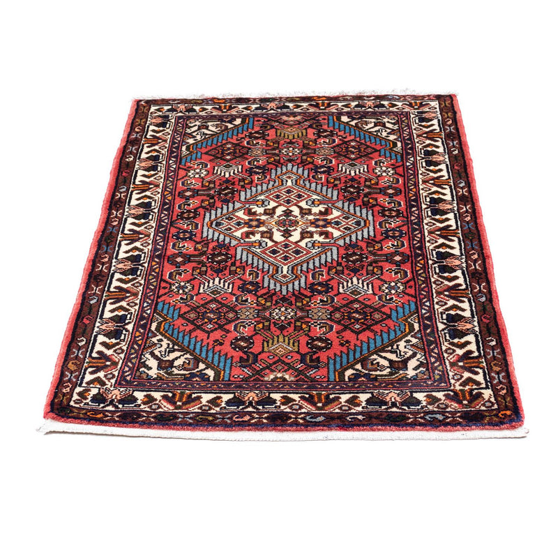 Alfombra persa - Nómada - 114 x 80 cm - rojo claro
