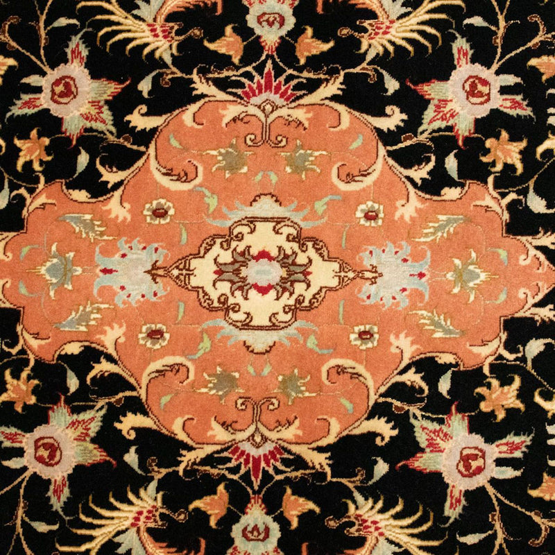 Alfombra Persa - Tabriz - Real - 161 x 101 cm - negro