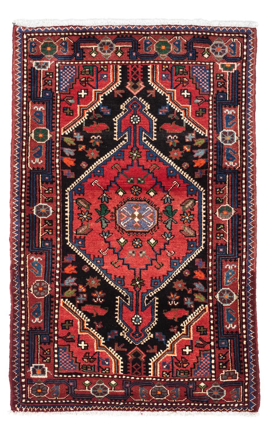 Alfombra persa - Nómada - 133 x 80 cm - rojo