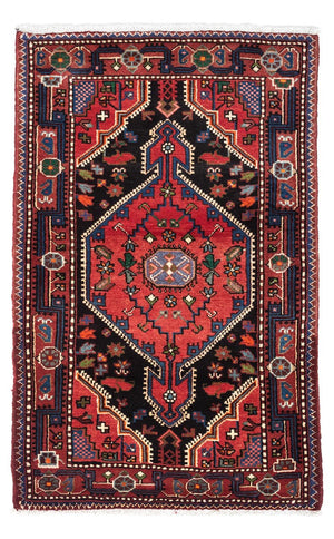 Alfombra persa - Nómada - 133 x 80 cm - rojo