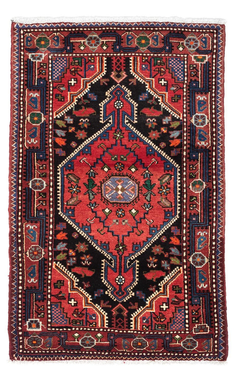 Alfombra persa - Nómada - 133 x 80 cm - rojo