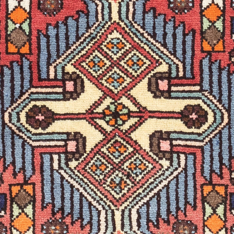 Alfombra persa - Nómada - 120 x 75 cm - rojo claro