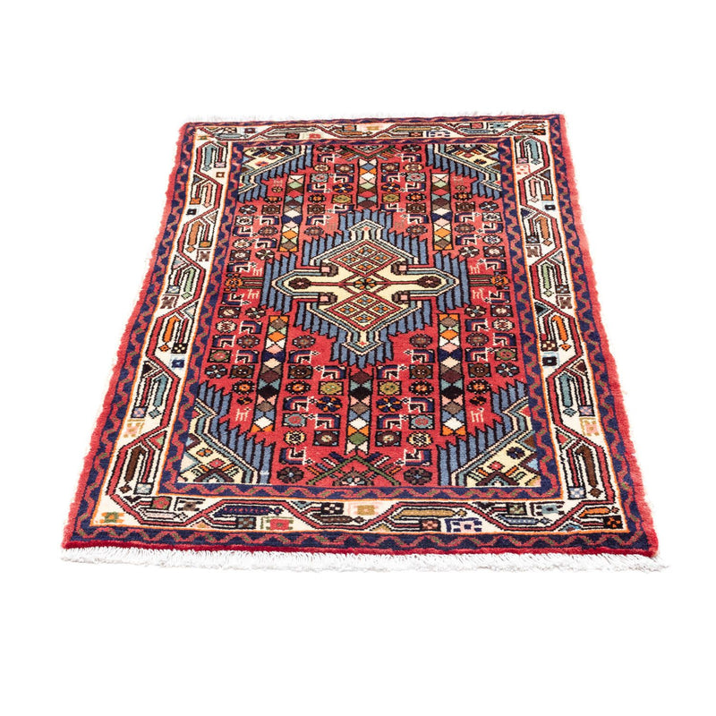 Alfombra persa - Nómada - 120 x 75 cm - rojo claro