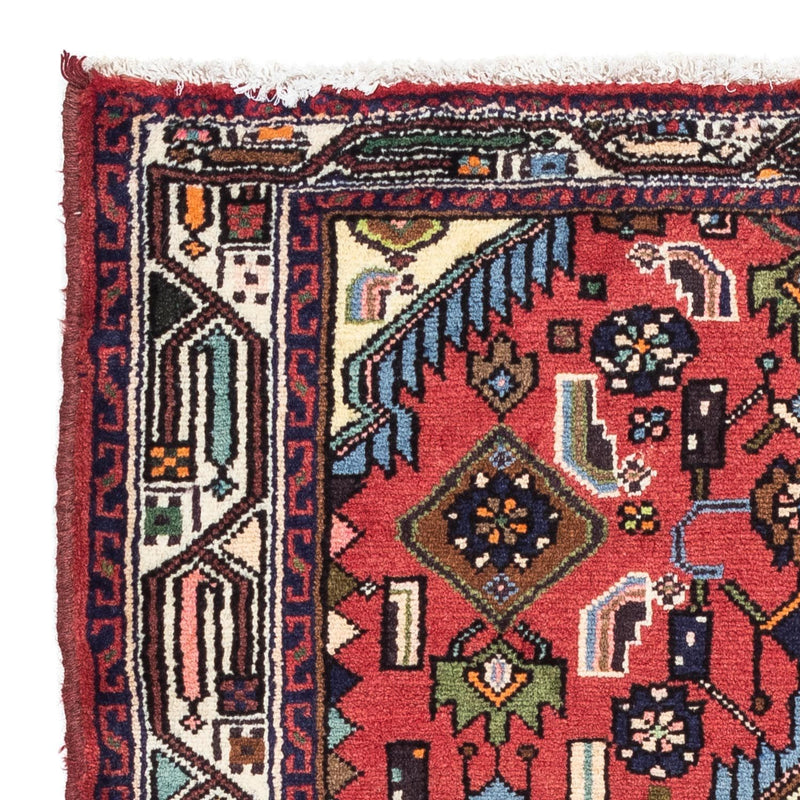 Alfombra persa - Nómada - 126 x 83 cm - rojo