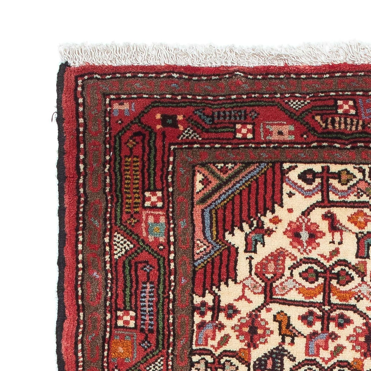 Alfombra persa - Nómada - 138 x 78 cm - beige