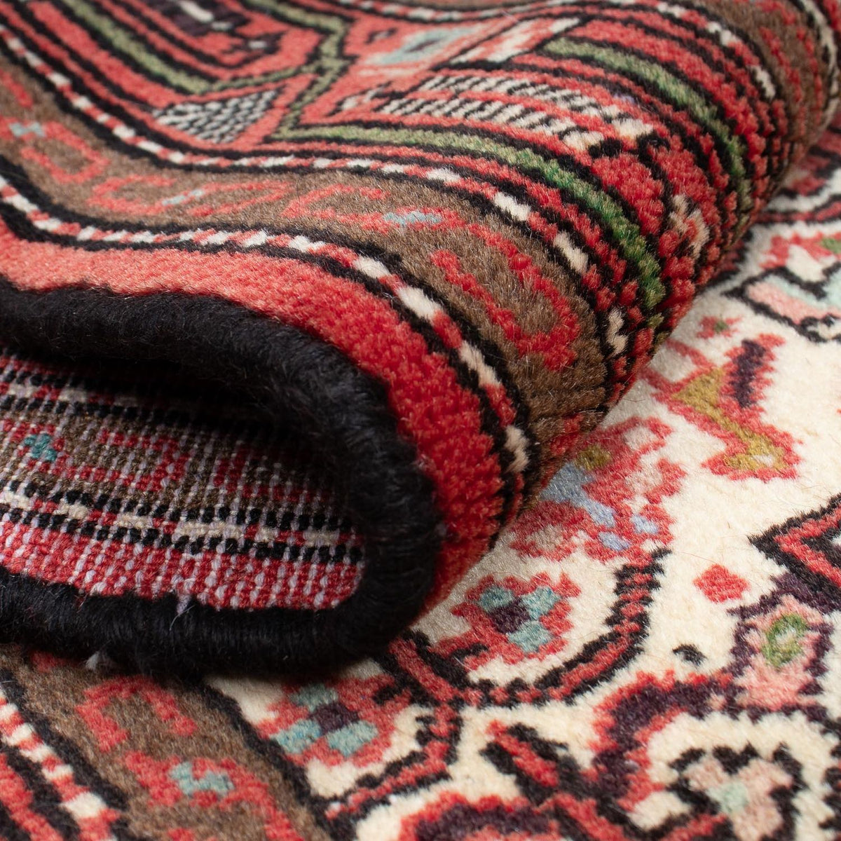 Alfombra persa - Nómada - 138 x 78 cm - beige