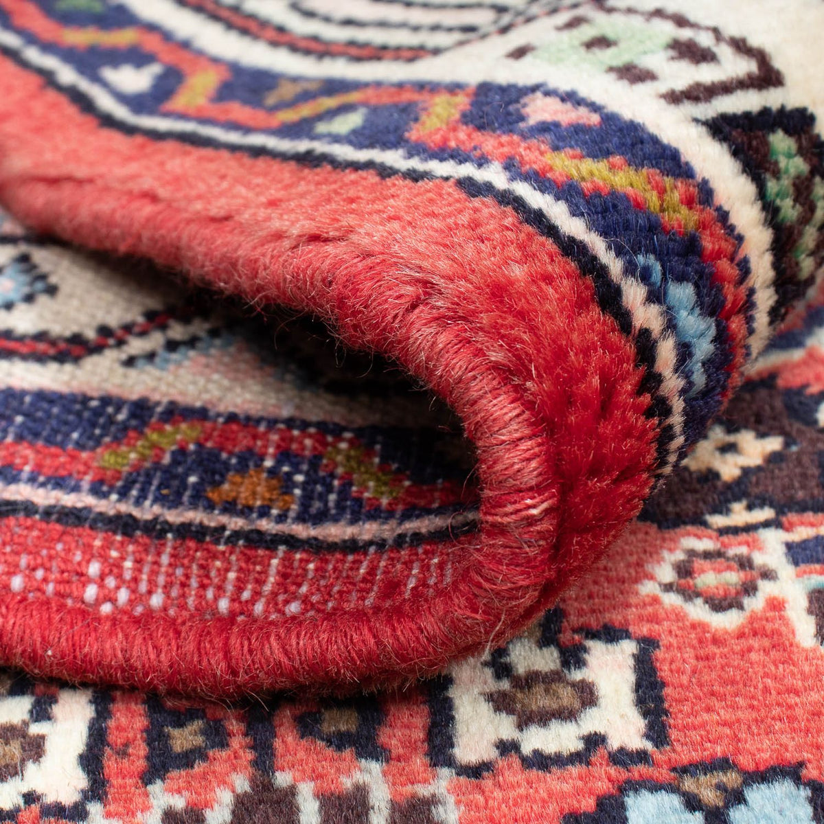 Alfombra persa - Nómada - 126 x 80 cm - rojo