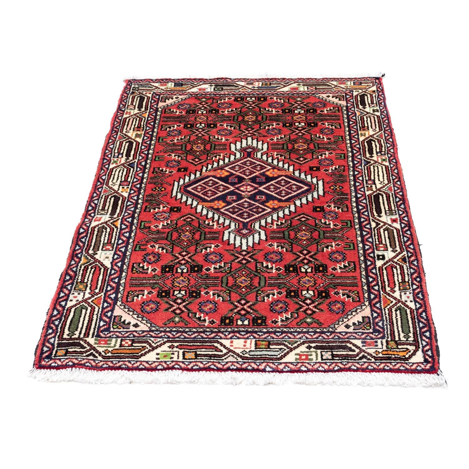 Alfombra persa - Nómada - 130 x 82 cm - rojo