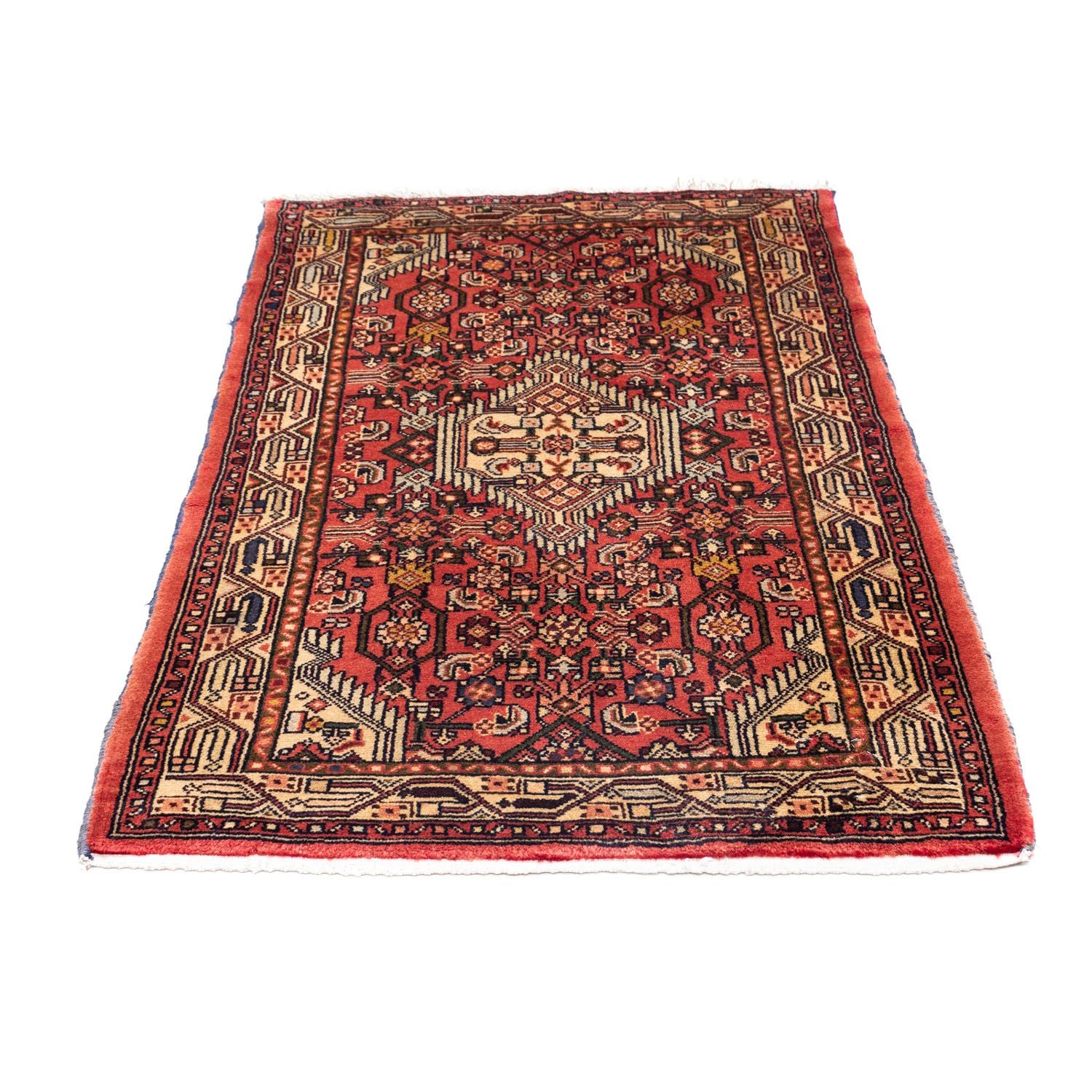 Alfombra persa - Nómada - 120 x 77 cm - rojo