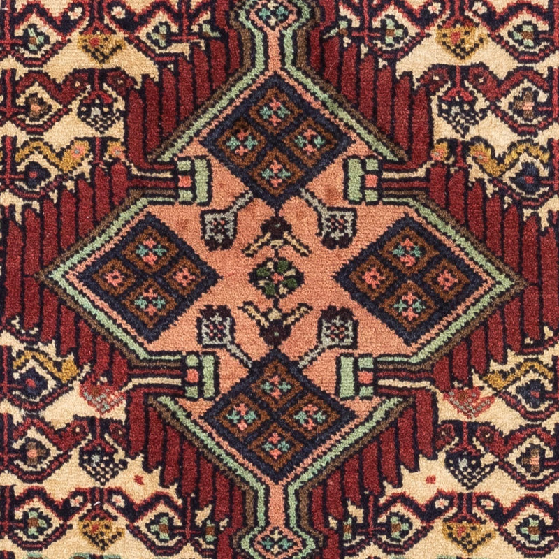 Alfombra persa - Nómada - 119 x 81 cm - rojo