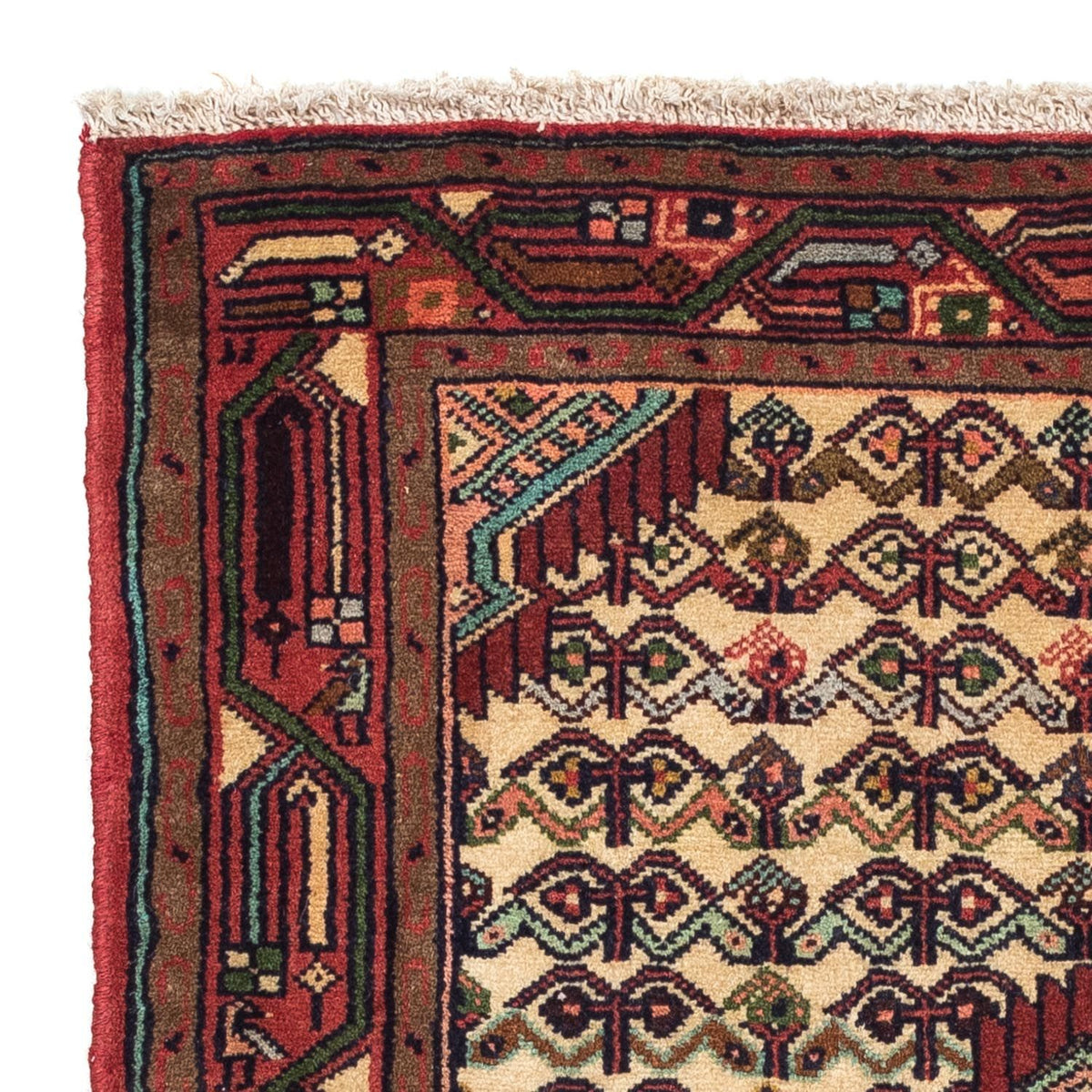 Alfombra persa - Nómada - 119 x 81 cm - rojo