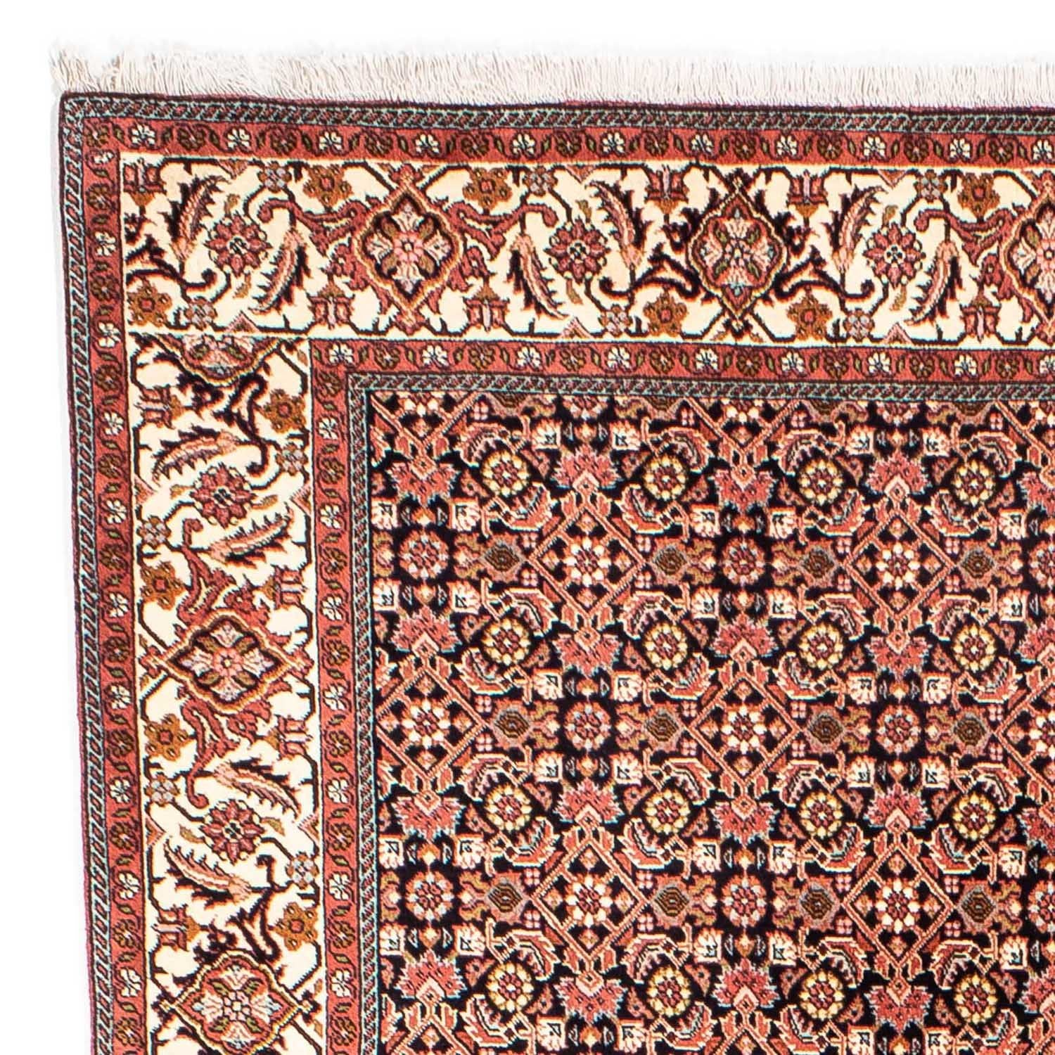 Alfombra persa - Bidjar - 235 x 170 cm - rojo claro