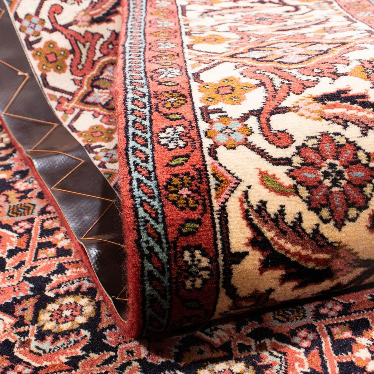 Alfombra persa - Bidjar - 235 x 170 cm - rojo claro